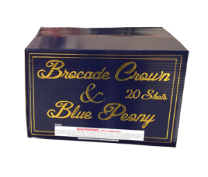 Brocade Crown Blue Peony